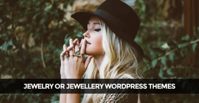 11 Jewelry or Jewellery WordPress Themes for Jewels Website