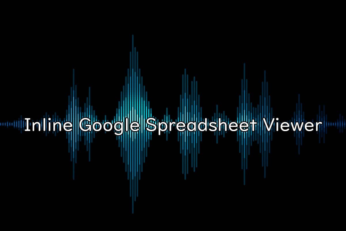 GoogleスプレッドシートからWordPressに表を埋め込みできるプラグイン「Inline Google Spreadsheet Viewer」