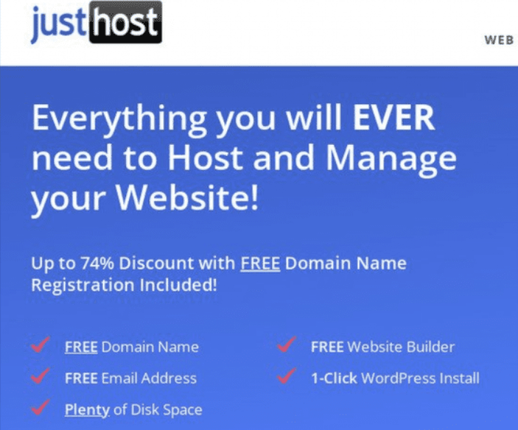 Justhost Coupon & Justhost Discount Code 2022