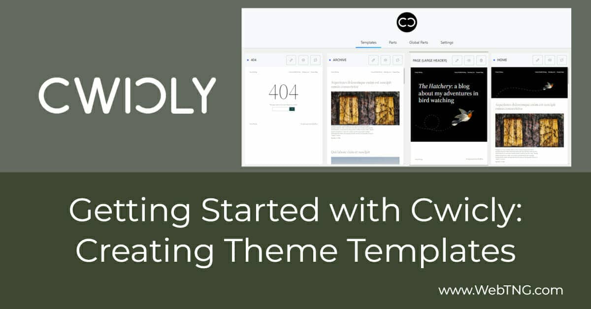 Getting Started With Cwicly: Creating Theme Templates