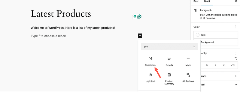 add shortcode gutenberg.png