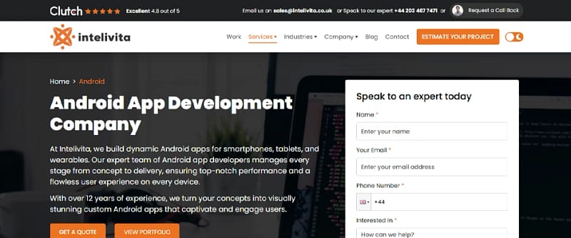 andorid development uk intelivita.webp