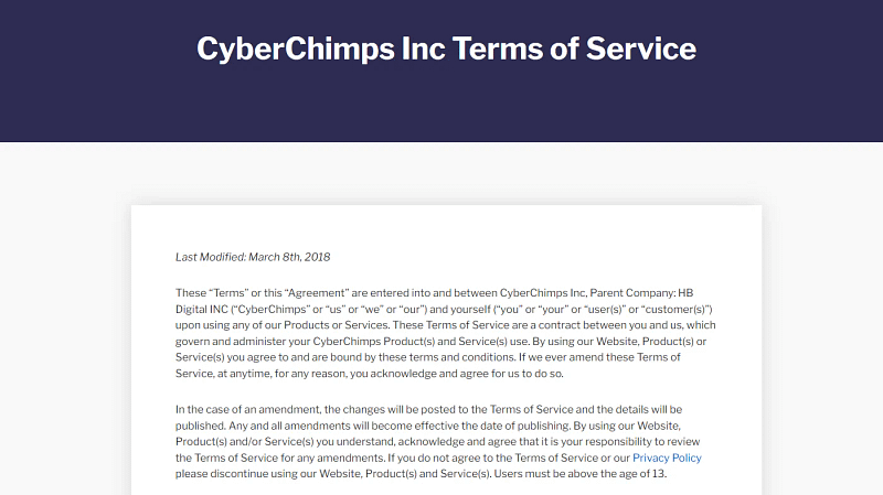 terms of service cyberchimps.webp