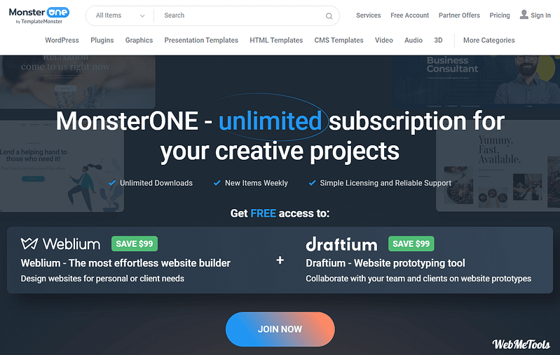 monsterone homepage screenshot.png
