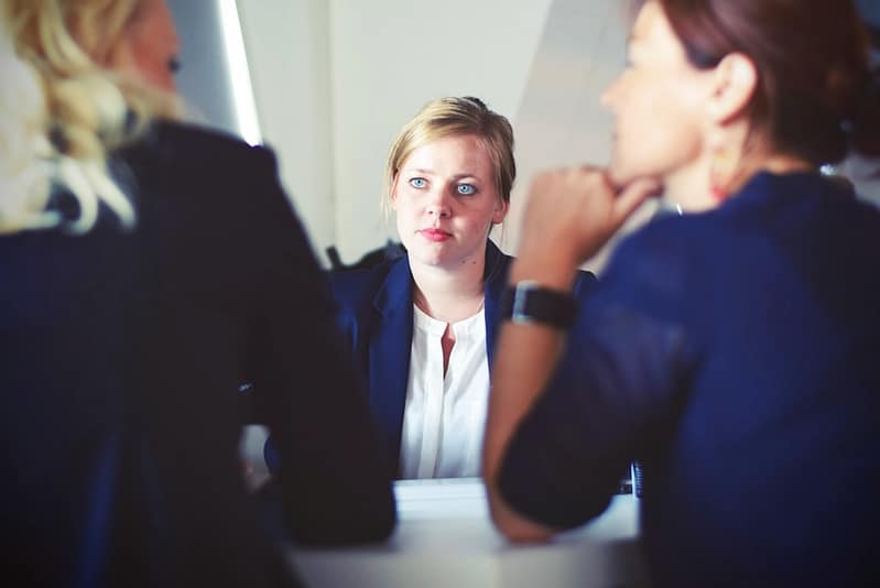 three women sitting beside table google maps business profile digital marketing small business.jpg