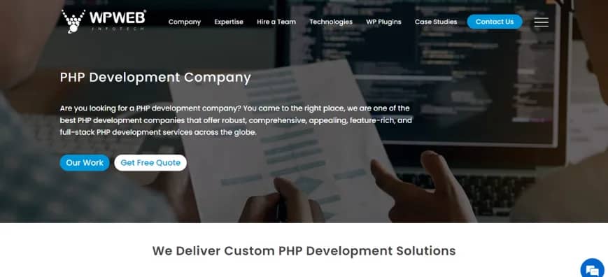top php development company wpwebinfotech.webp