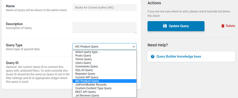 query builder query type.png